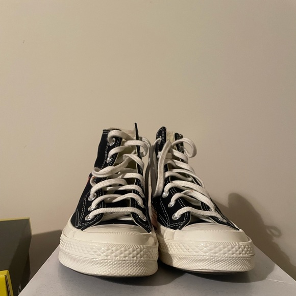 Comme Des Garcons X Chuck Taylor High Play - Picture 2 of 3